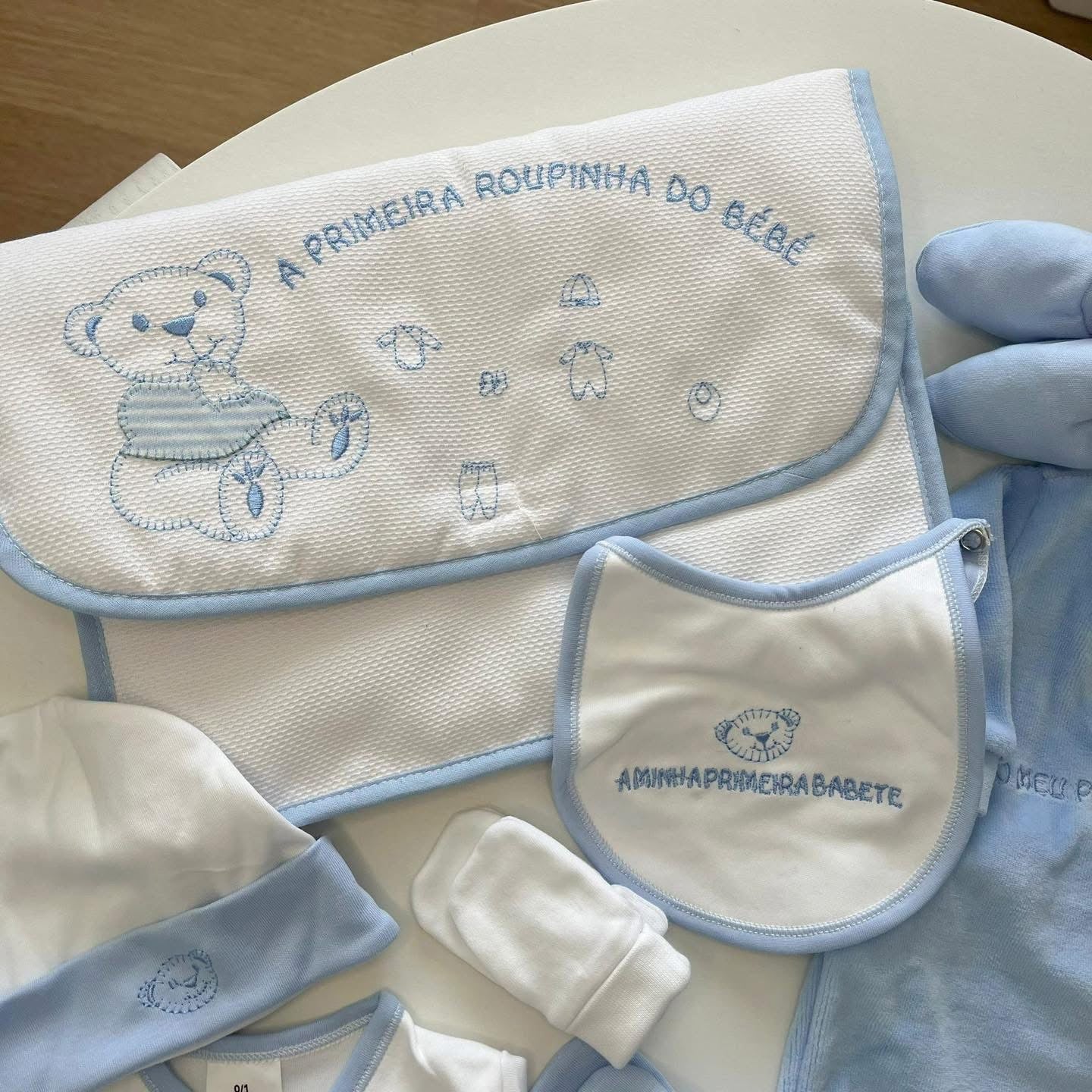 Conjunto “A minha primeira roupinha” - coleção do ursinho