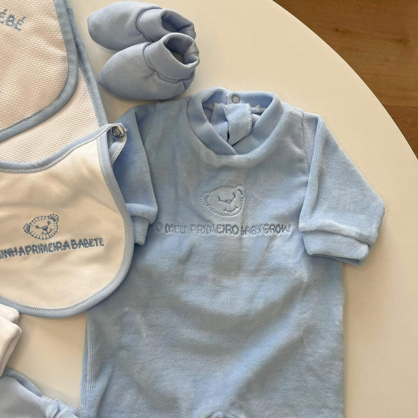 Conjunto “A minha primeira roupinha” - coleção do ursinho