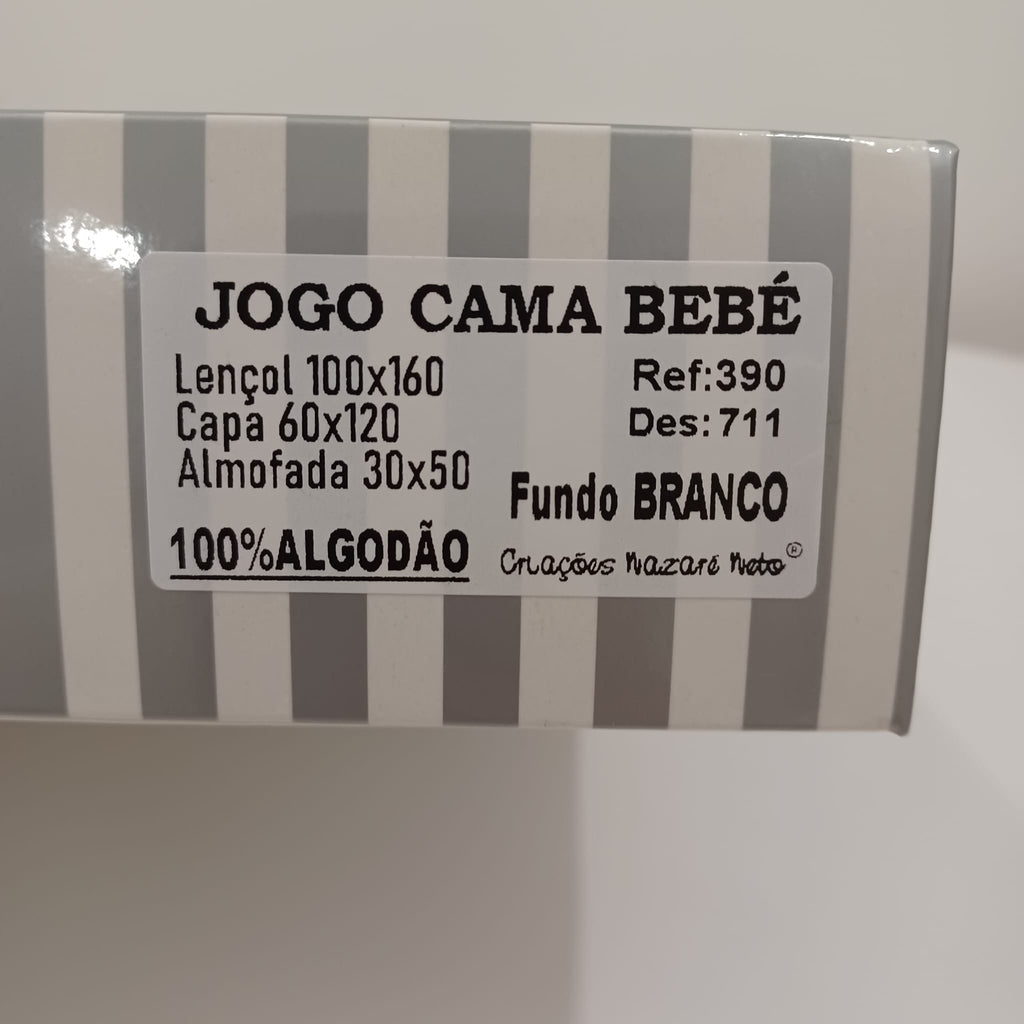 Lençóis de algodão do dinossauro para berço