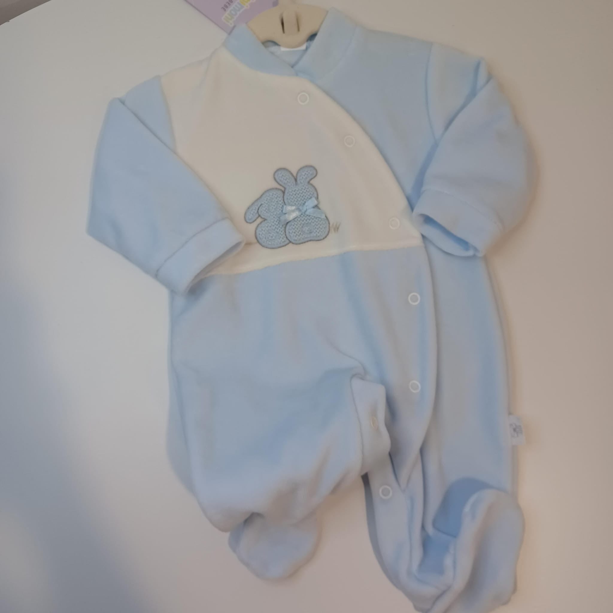 Babygrow - coleção coelhinhos de malha