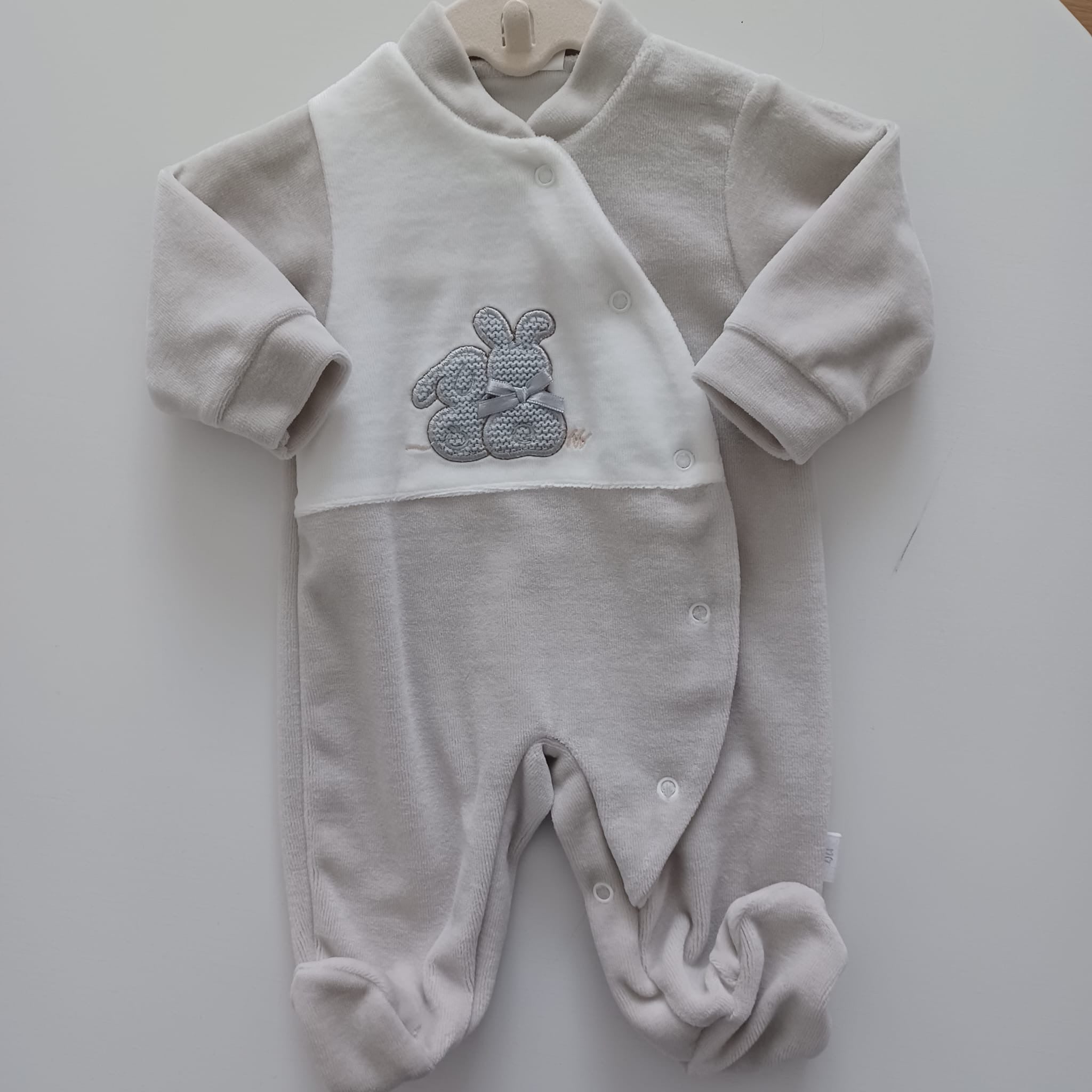 Babygrow - coleção coelhinhos de malha