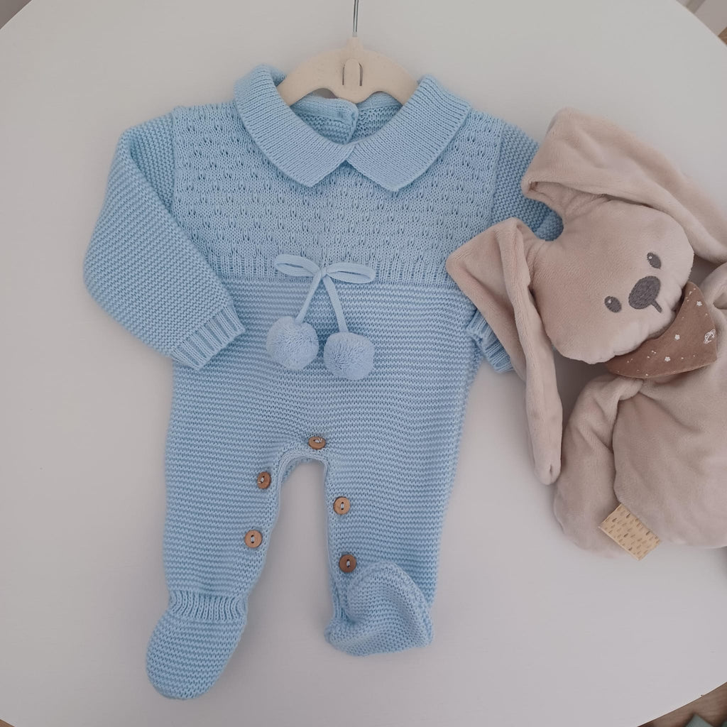 Conjunto saída de maternidade do pompom