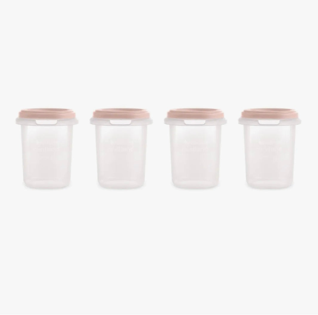Conjunto de 4 potes herméticos 250ml Miniland