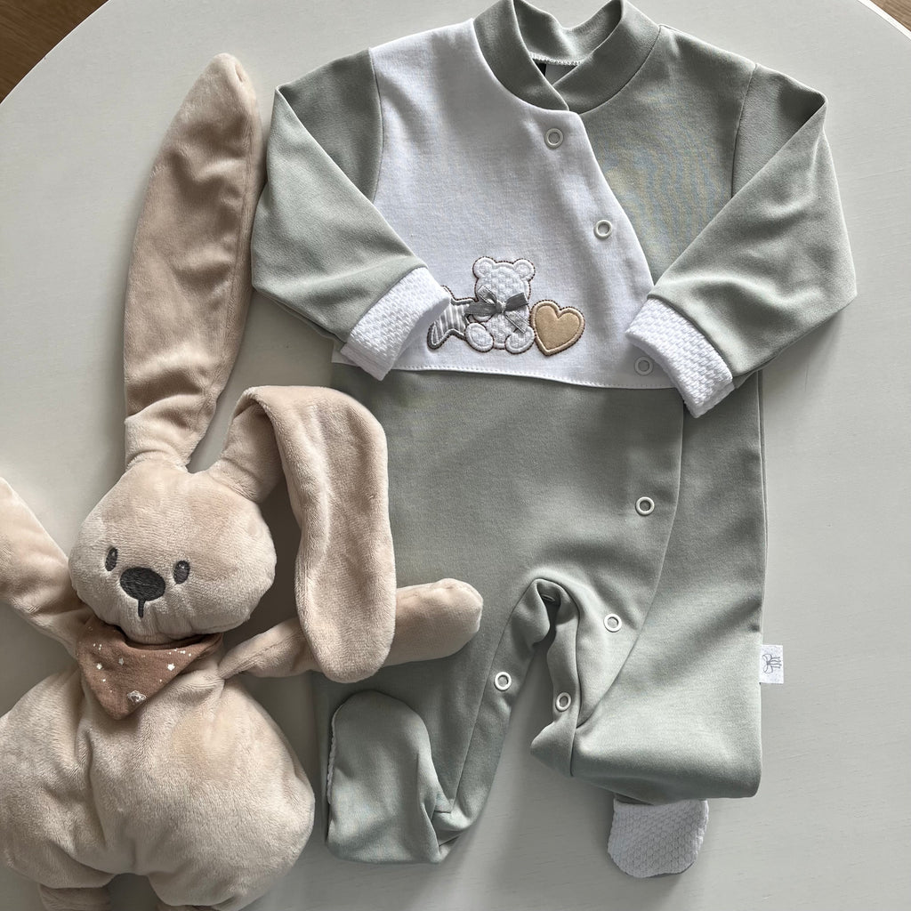 Babygrows - coleção urso, estrela, coração