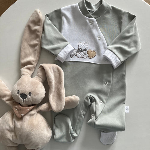 Babygrows - coleção urso, estrela, coração