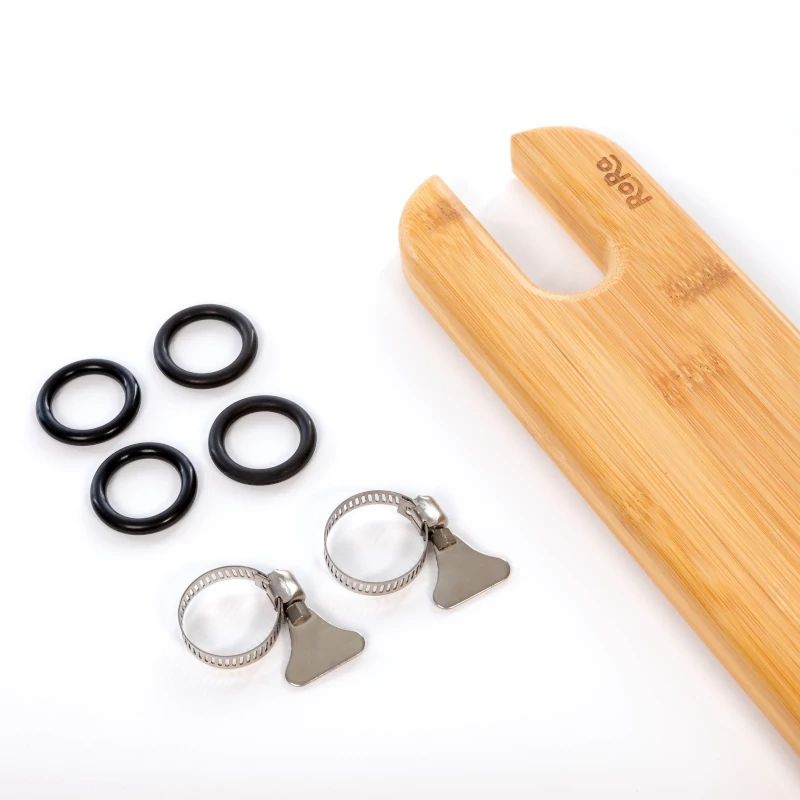 Pousa pés para cadeira de refeição IKEA de bambu