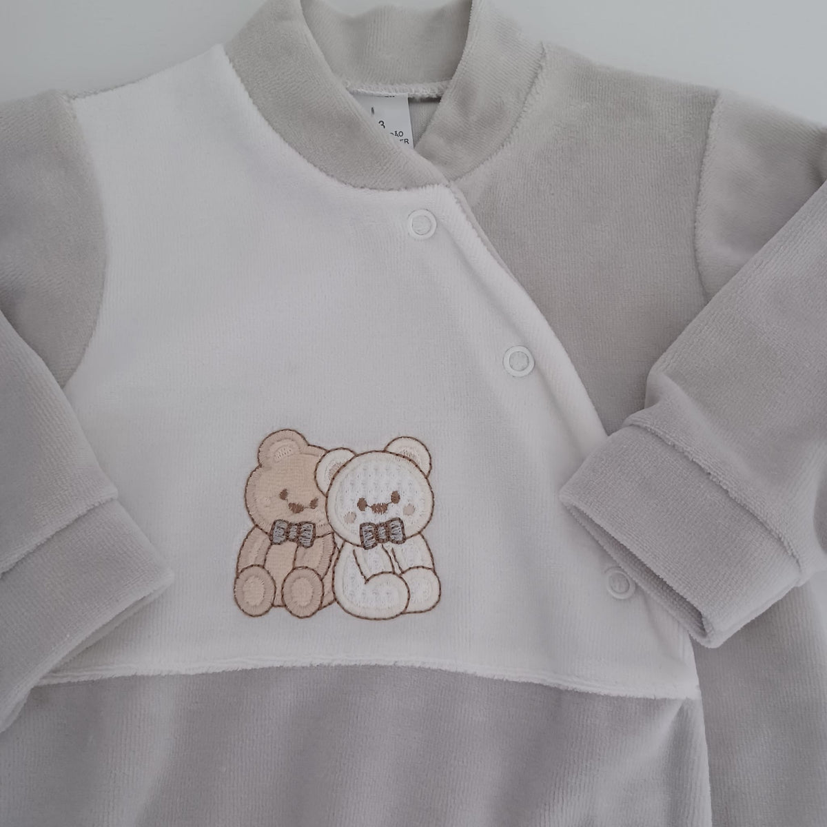 Babygrow dos ursos do lacinho