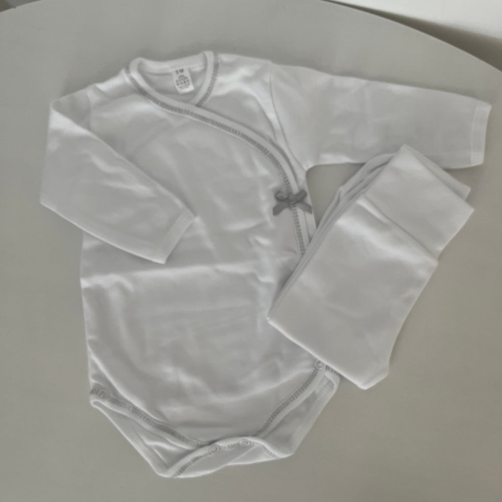 Conjunto Body e calças interiores cardadas