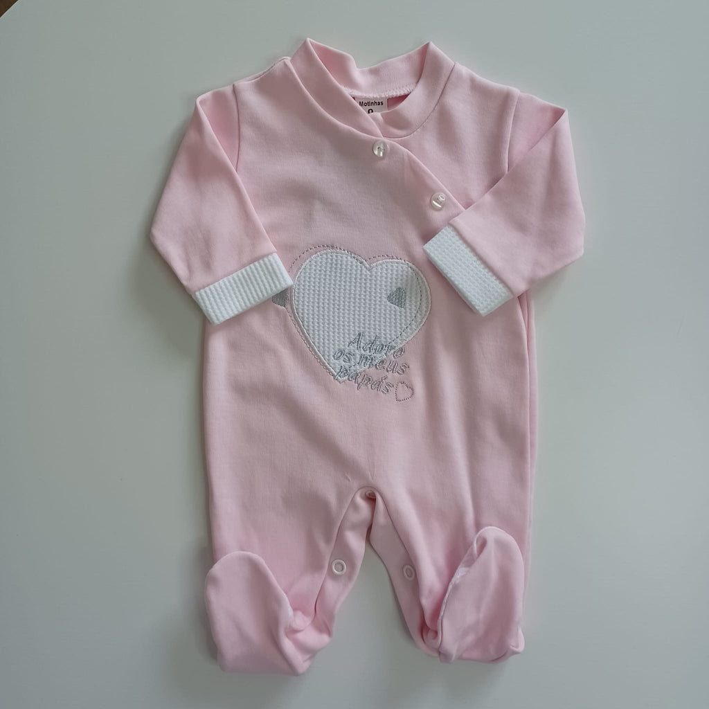 Babygrows - coleção adoro os meus papás