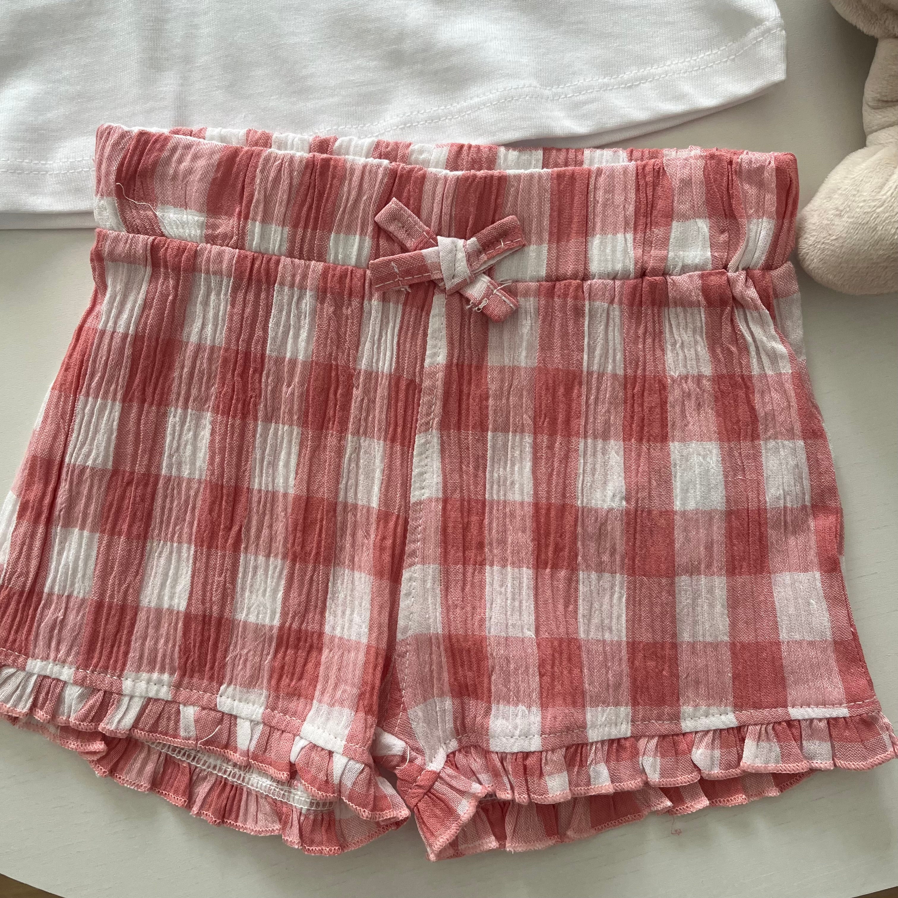 Conjunto de calções vichy