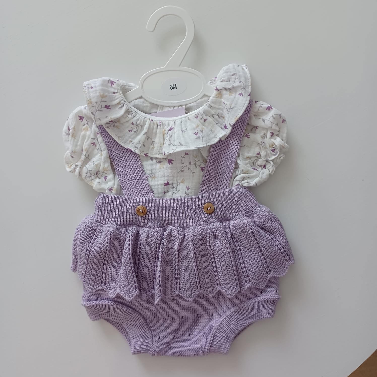 Conjunto de fofo florido