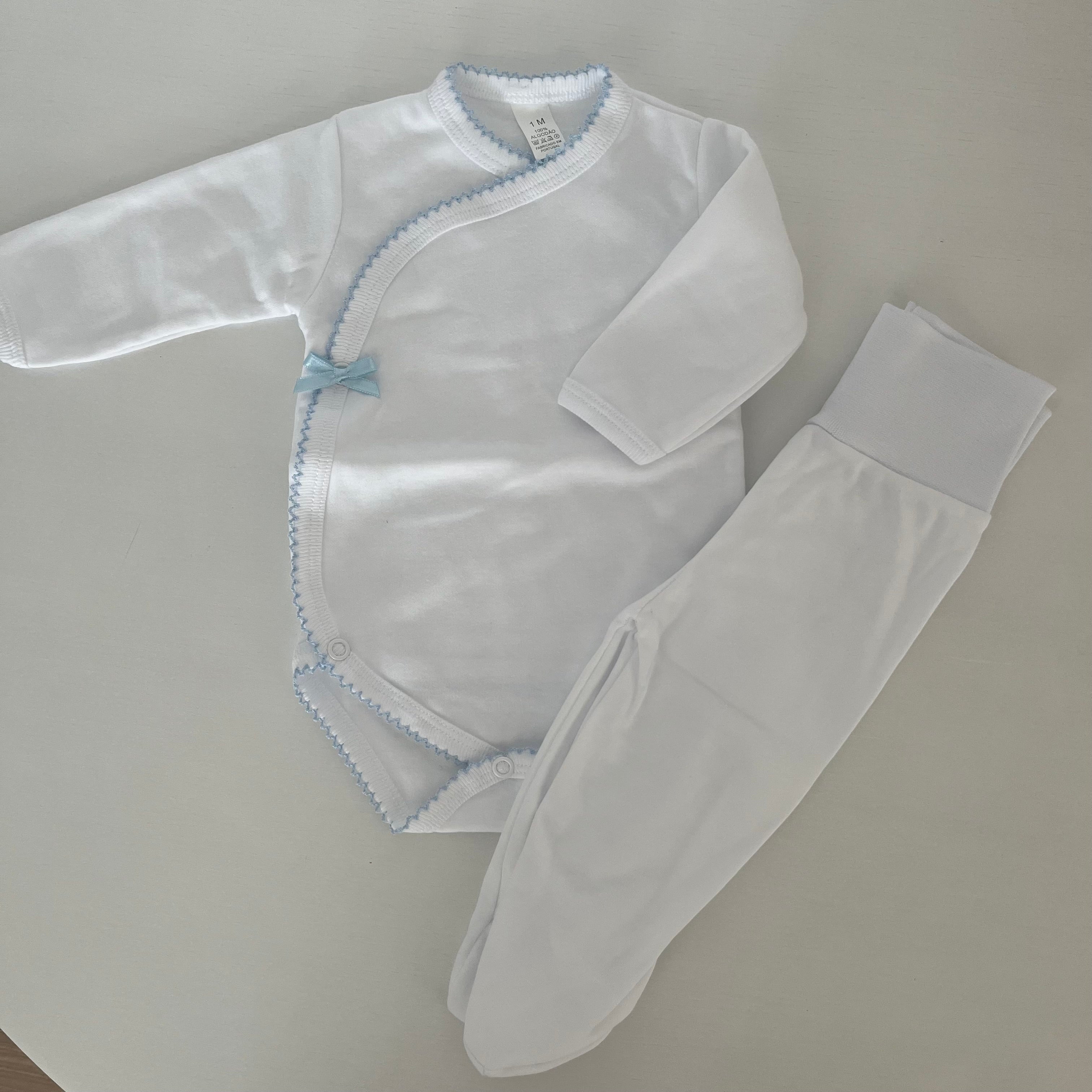 Conjunto Body e calças interiores cardadas