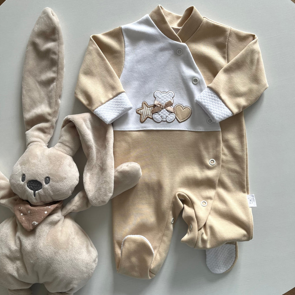 Babygrows - coleção urso, estrela, coração