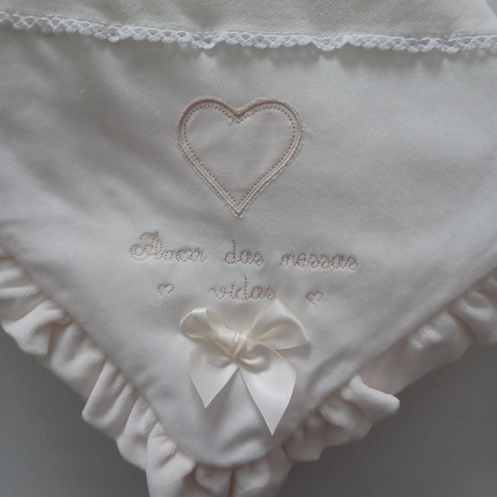 Manta de veludo da coleção Amor das Nossas Vidas