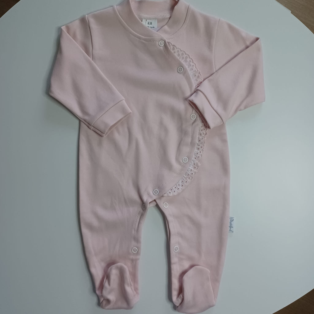 Babygrows - coleção do folho bordado
