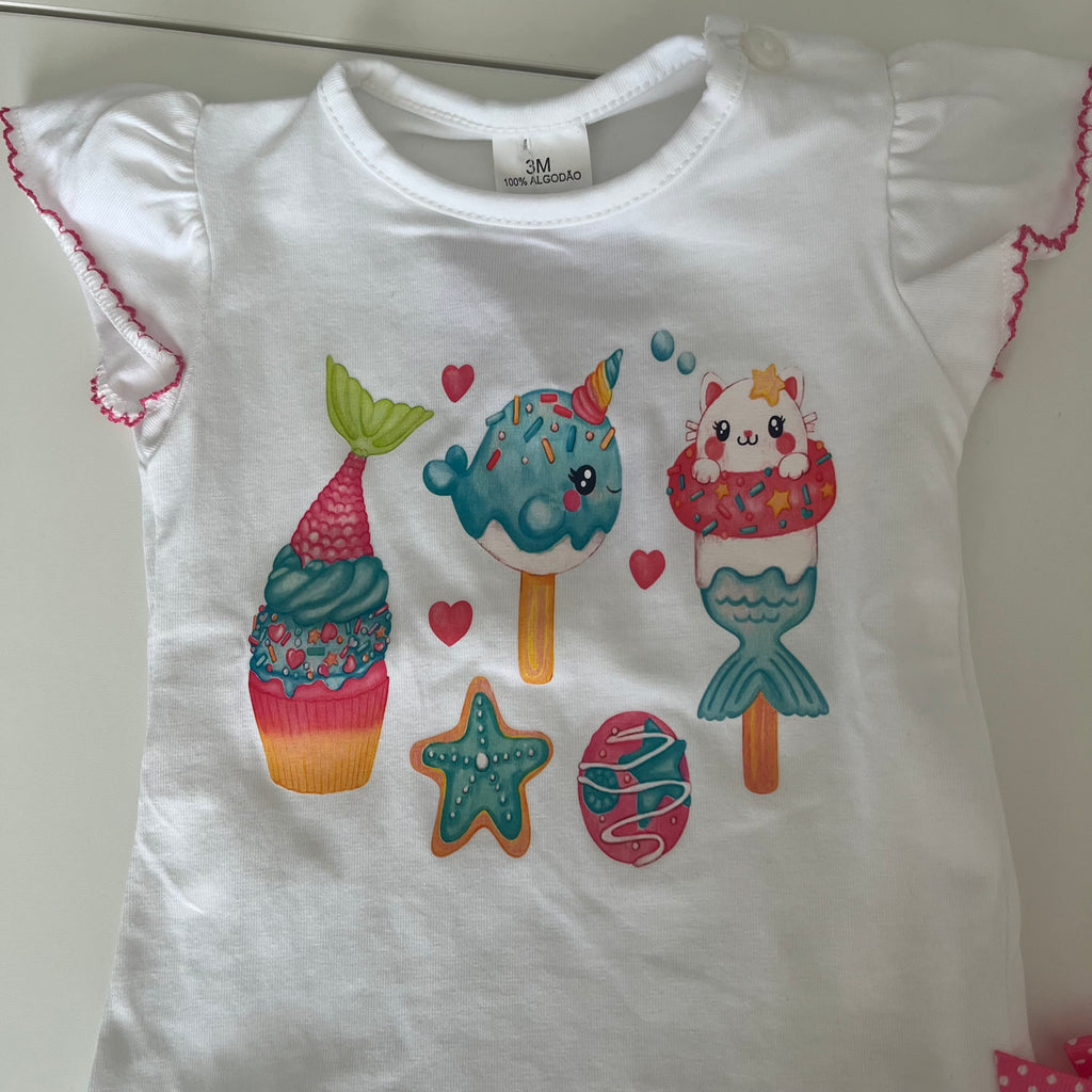 Conjunto elementos do mar