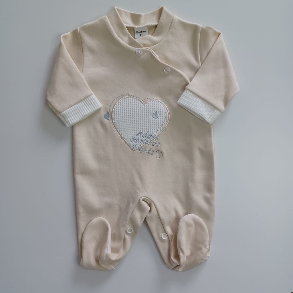 Babygrows - coleção adoro os meus papás