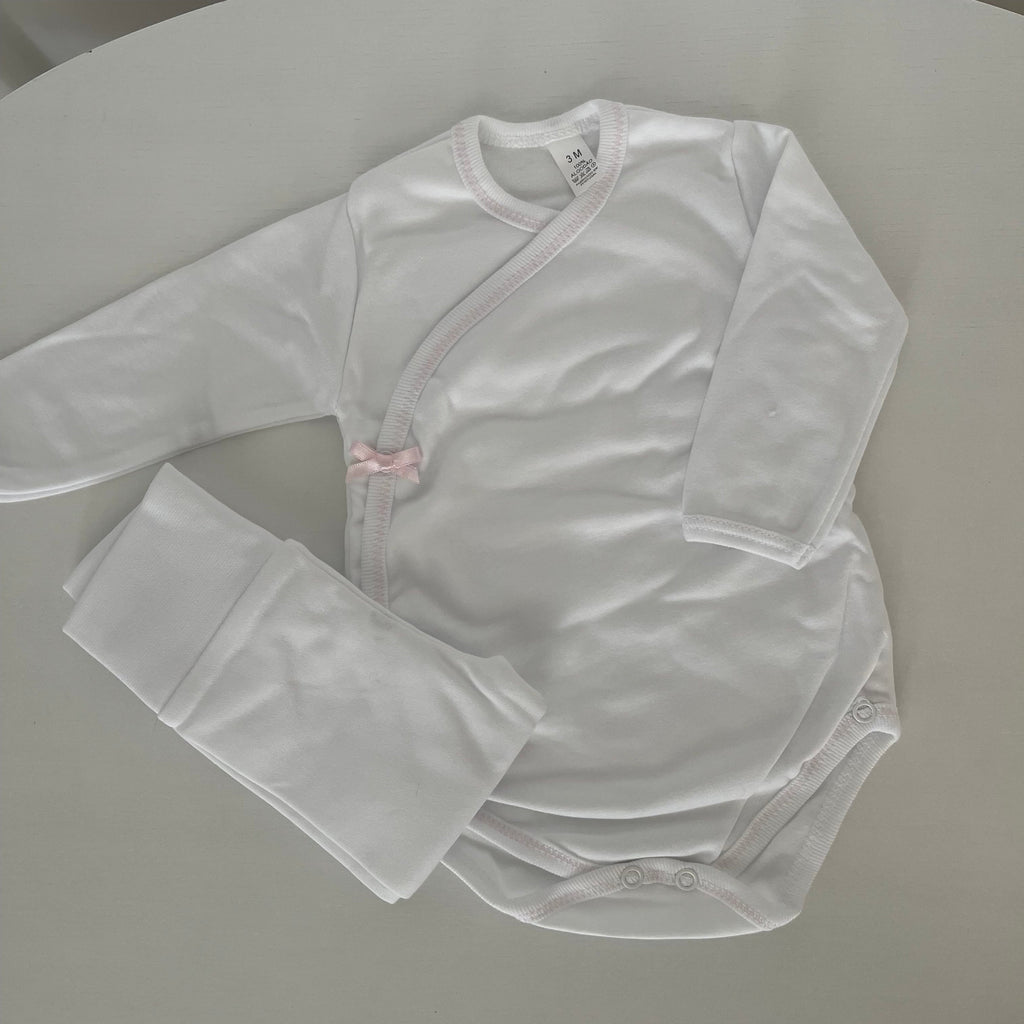 Conjunto Body e calças interiores cardadas