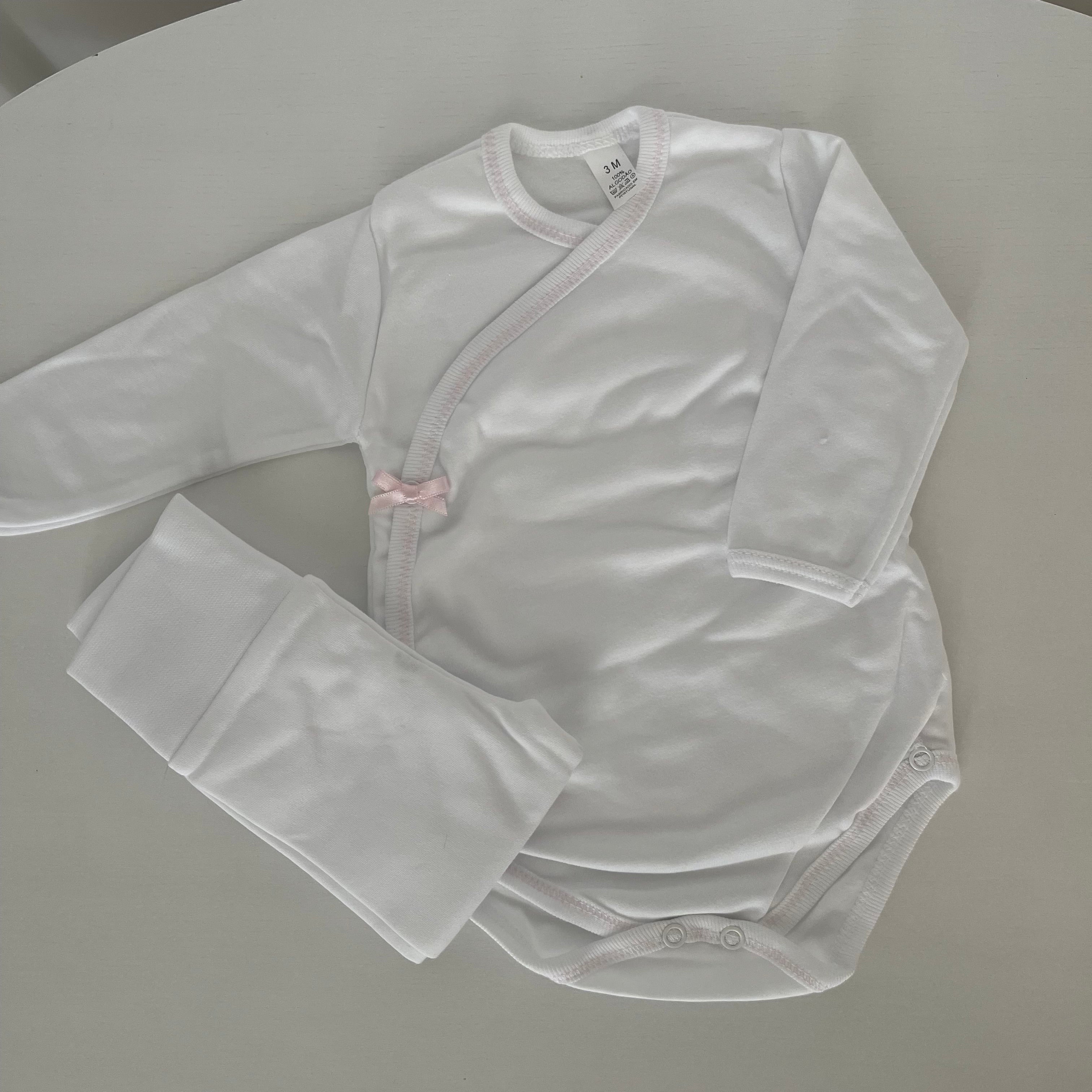 Conjunto Body e calças interiores cardadas