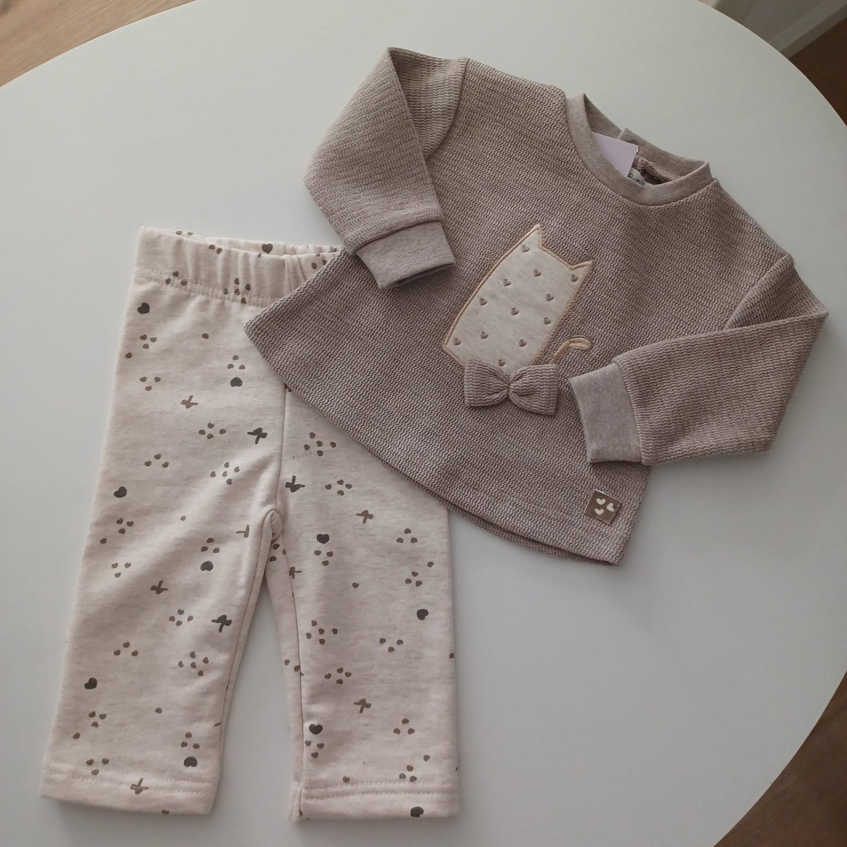 Conjunto do gatinho dos corações