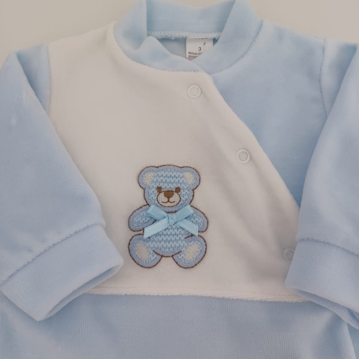 Babygrow do ursinho de malha