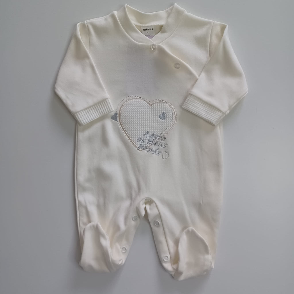 Babygrows - coleção adoro os meus papás