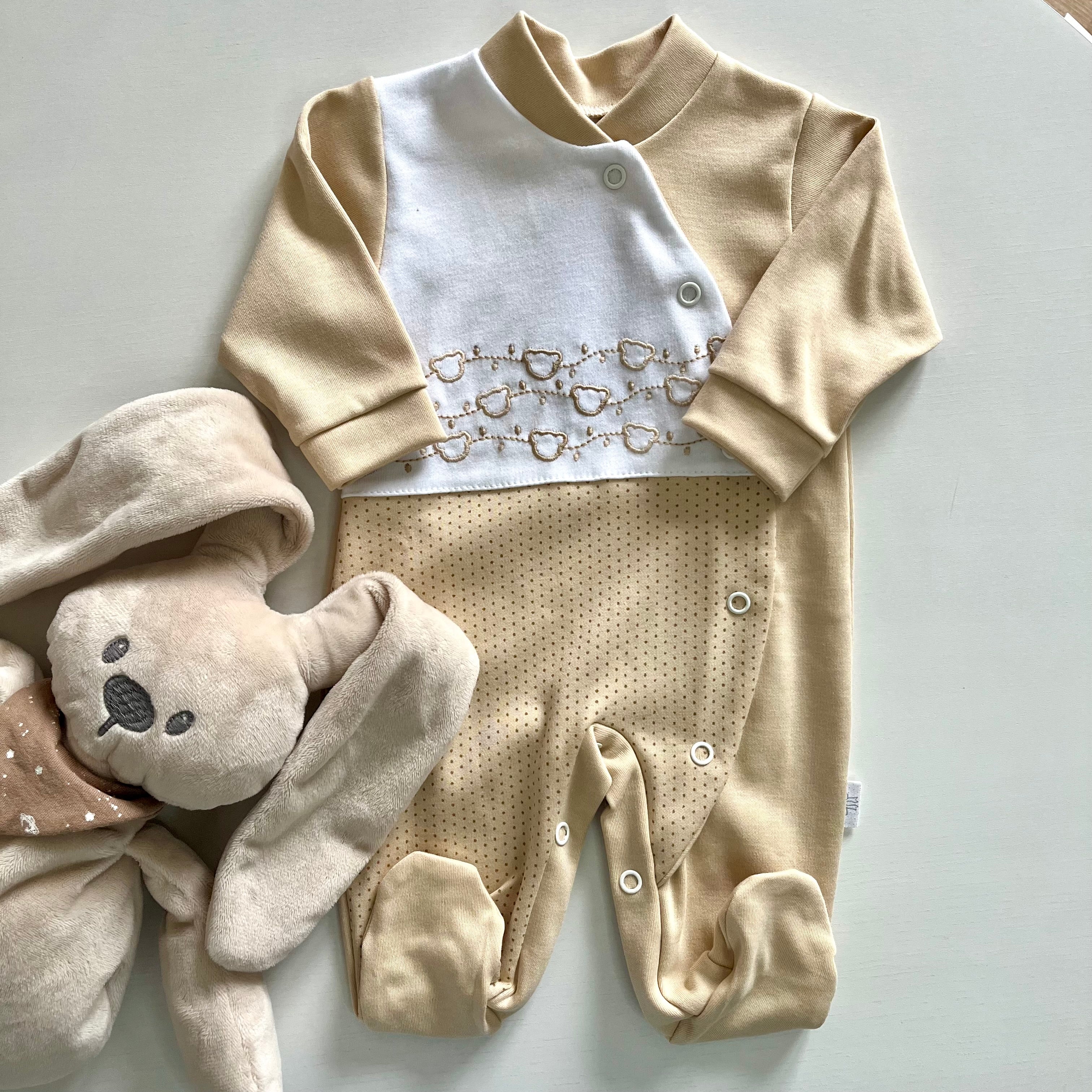 Babygrows - coleção cabeças de urso