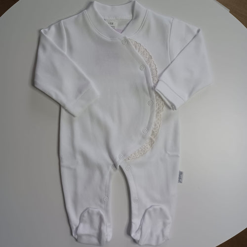 Babygrows - coleção do folho bordado