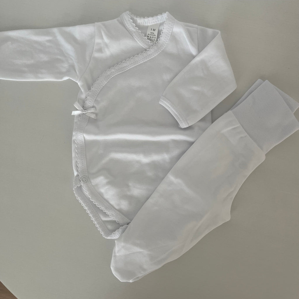 Conjunto Body e calças interiores cardadas