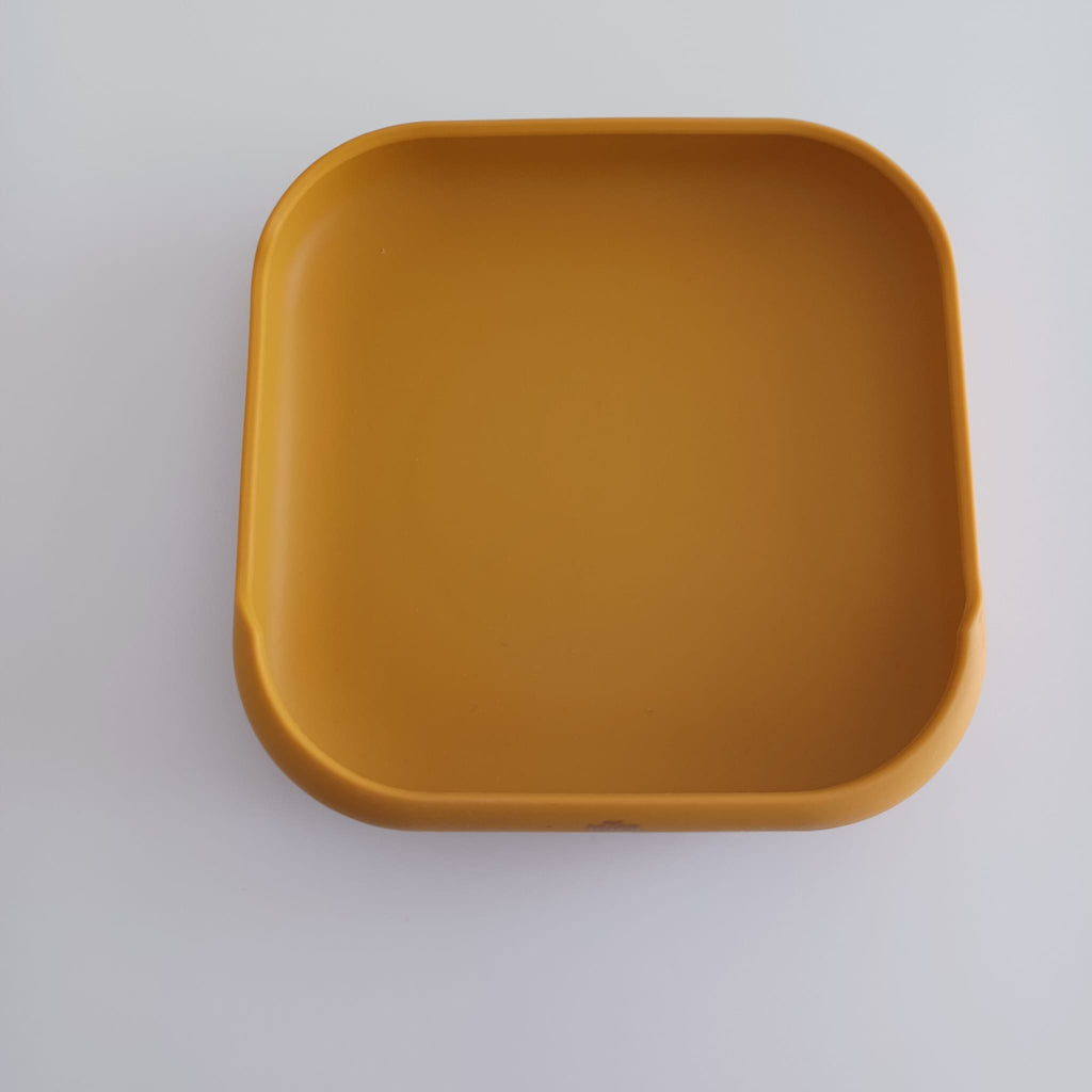 Pratos de silicone com ventosa