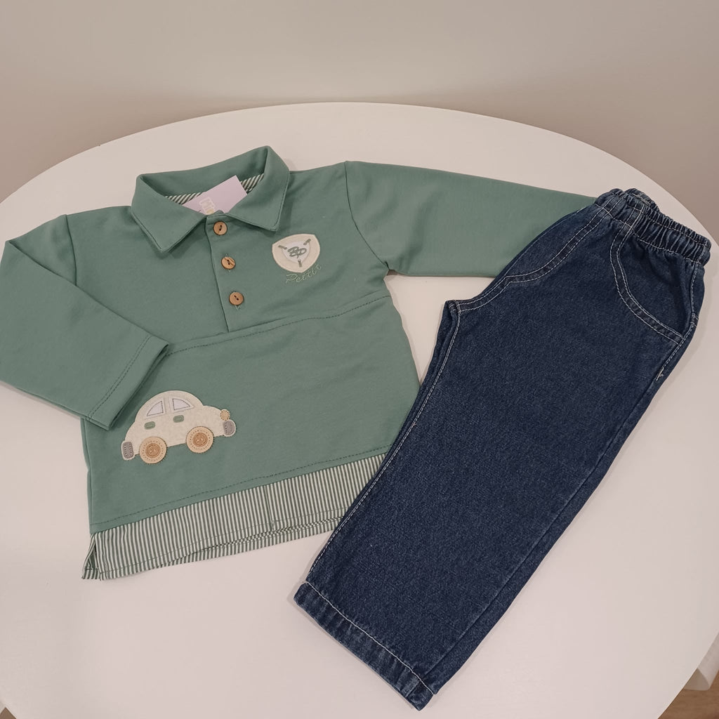 Conjunto do carrinho