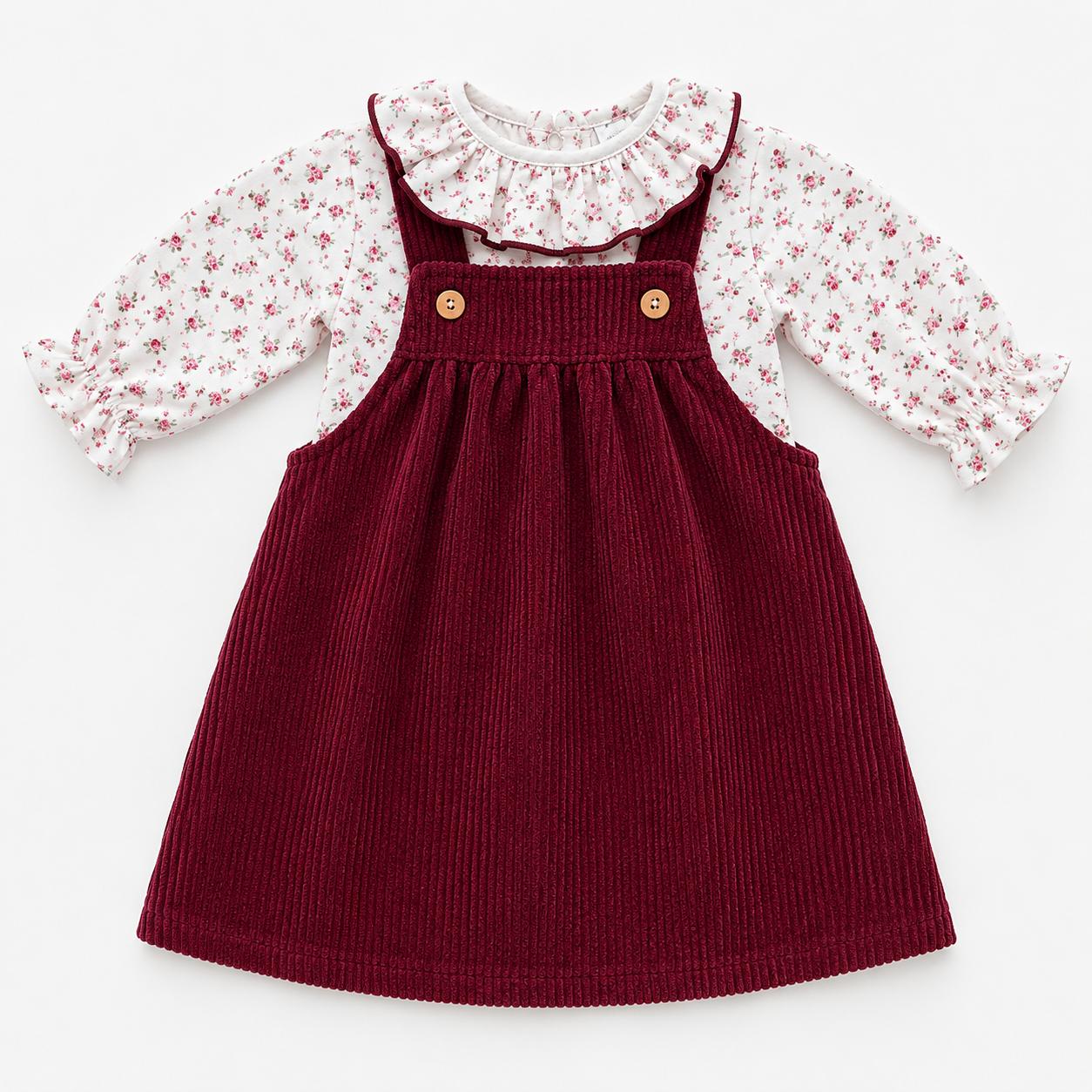 Vestido de bombazina