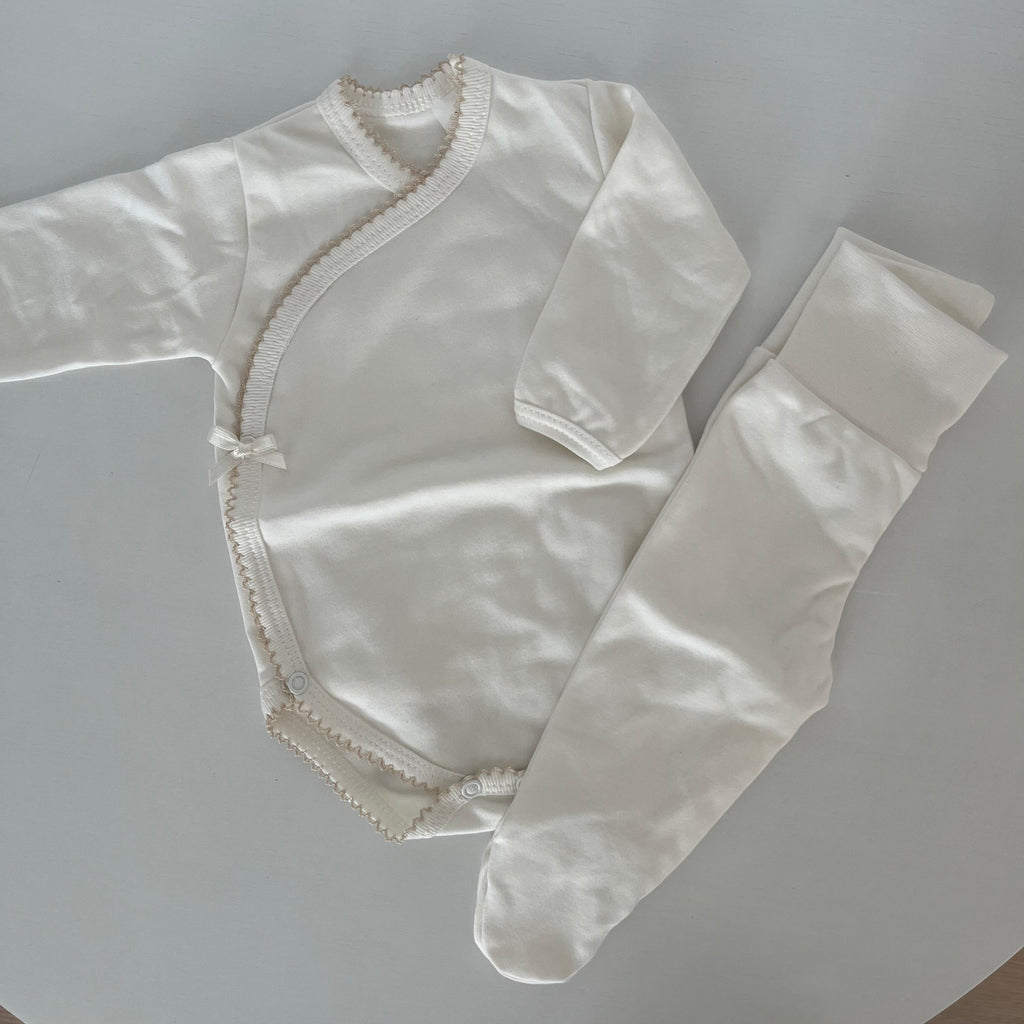 Conjunto Body e calças interiores cardadas