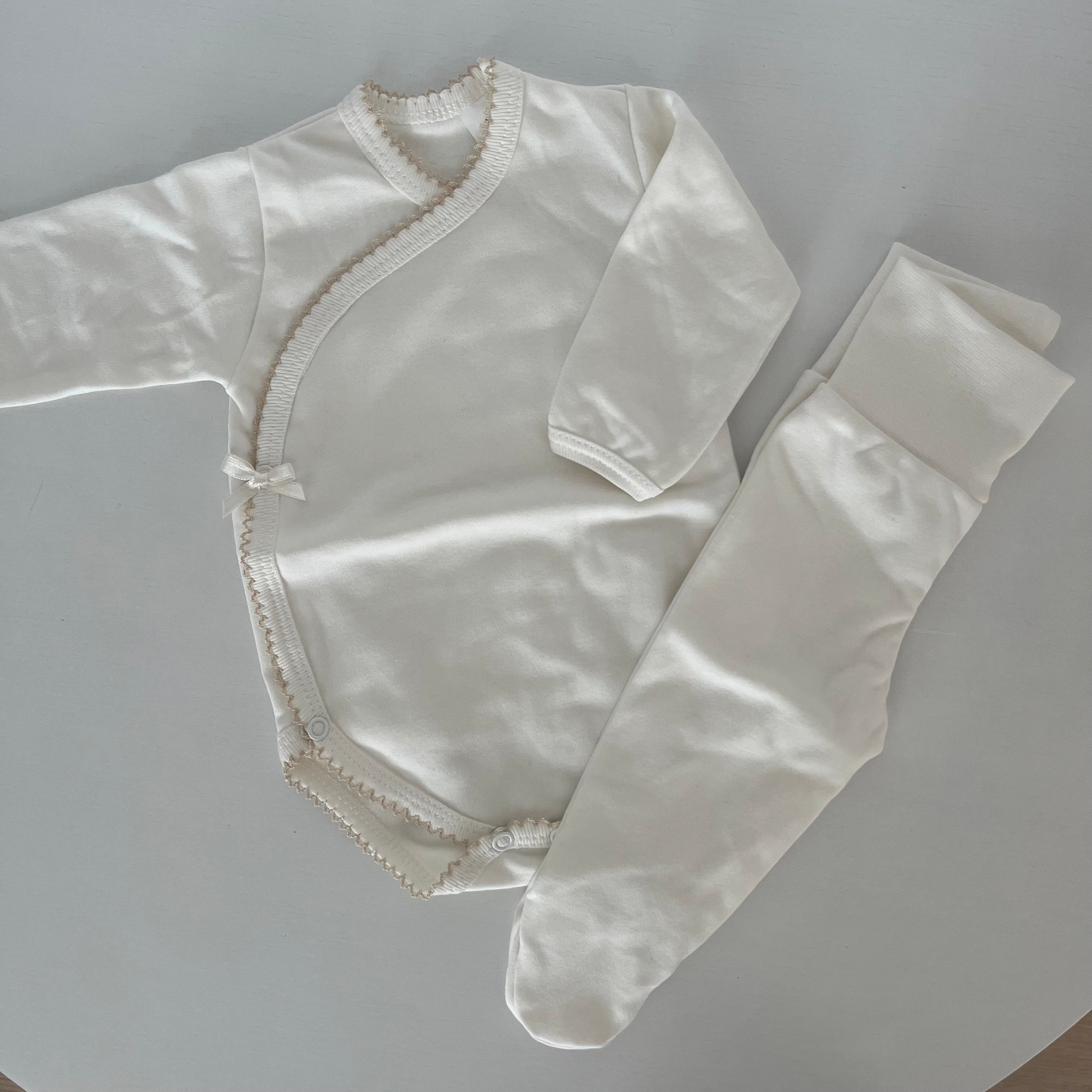 Conjunto Body e calças interiores cardadas