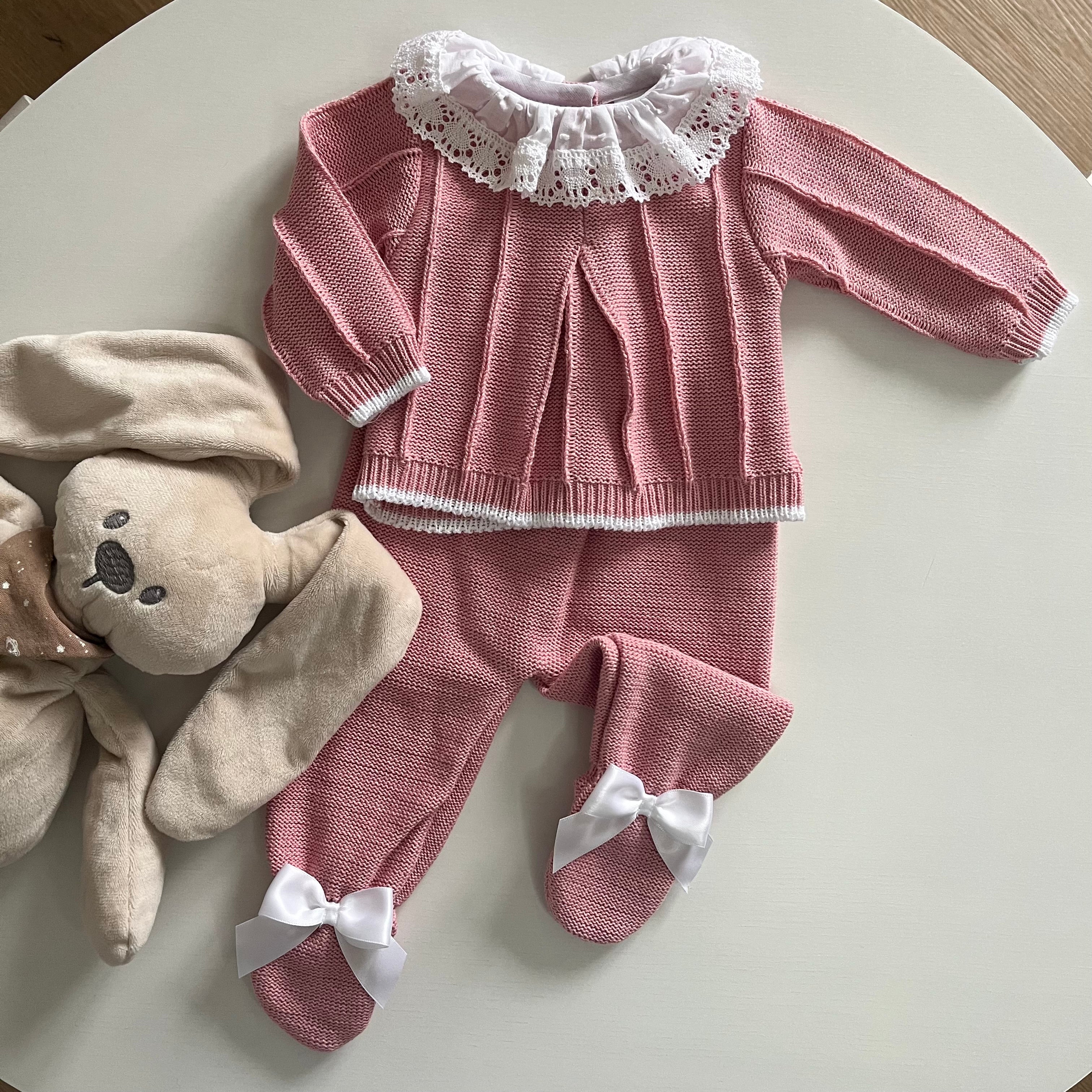 Conjunto de 3 peças com relevo