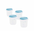 Conjunto de 4 potes herméticos 250ml Miniland