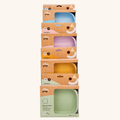Pratos de silicone com ventosa