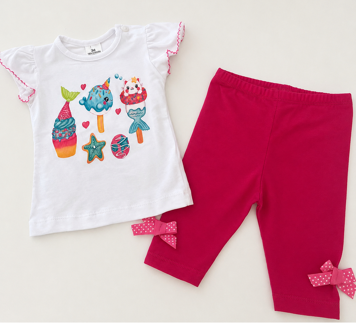 Conjunto elementos do mar