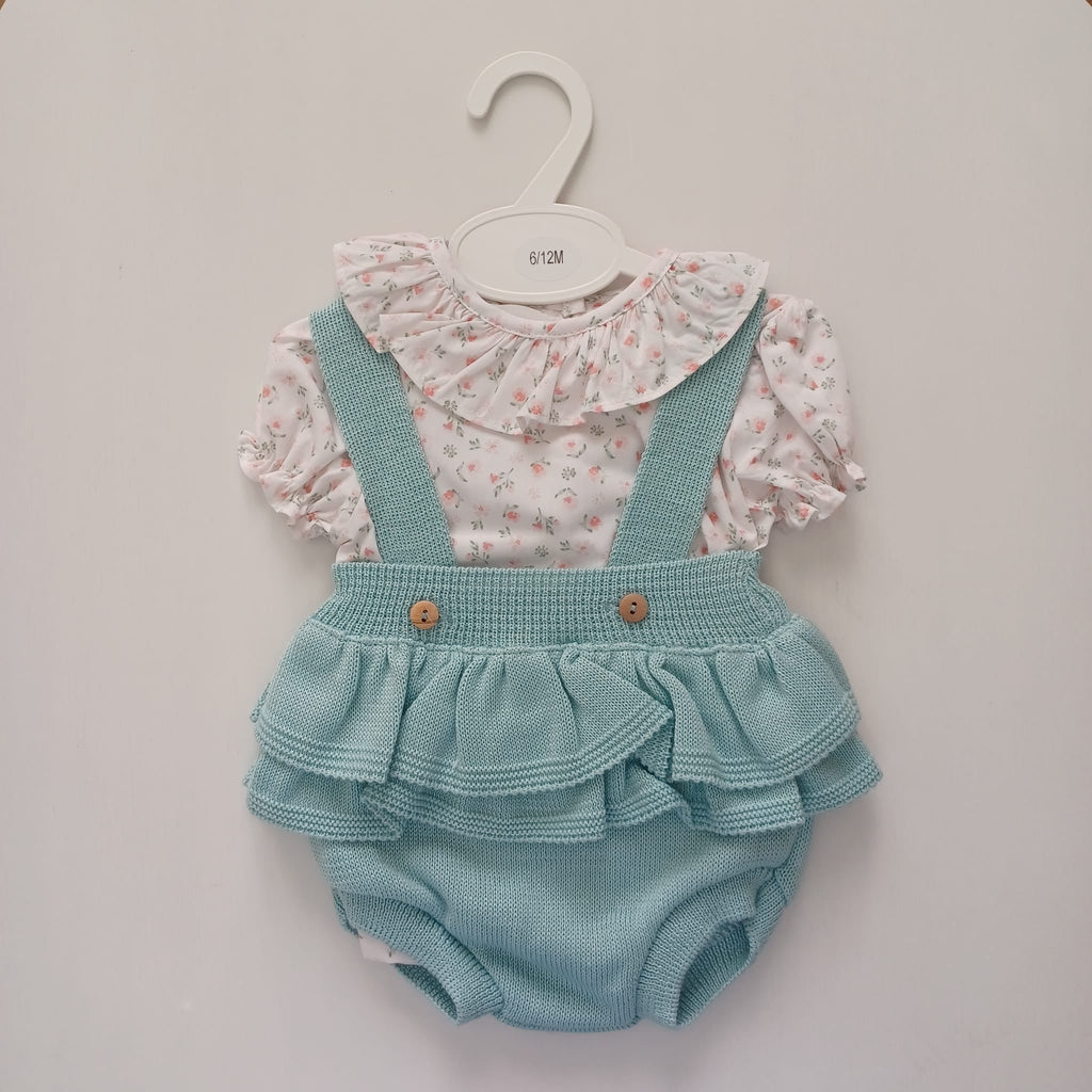 Conjunto de fofo florido