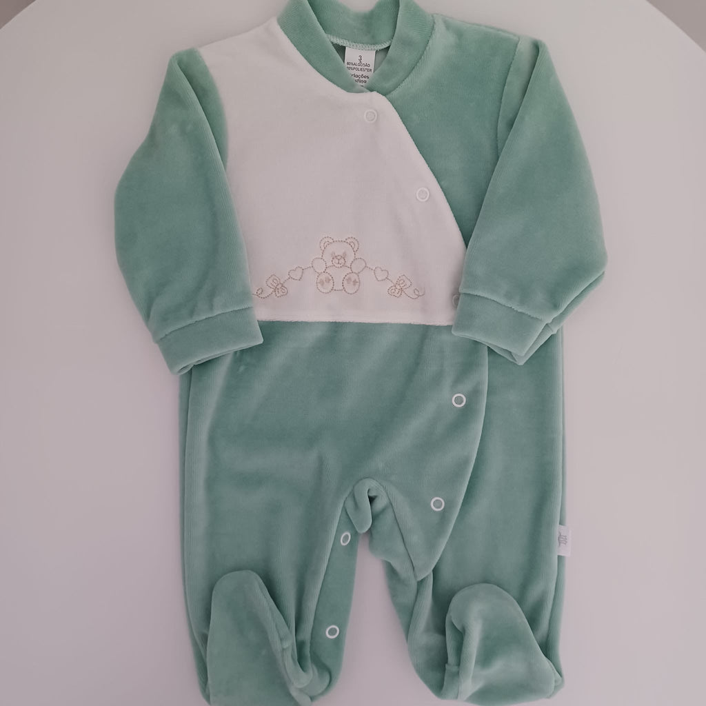 Babygrow do fio de corações