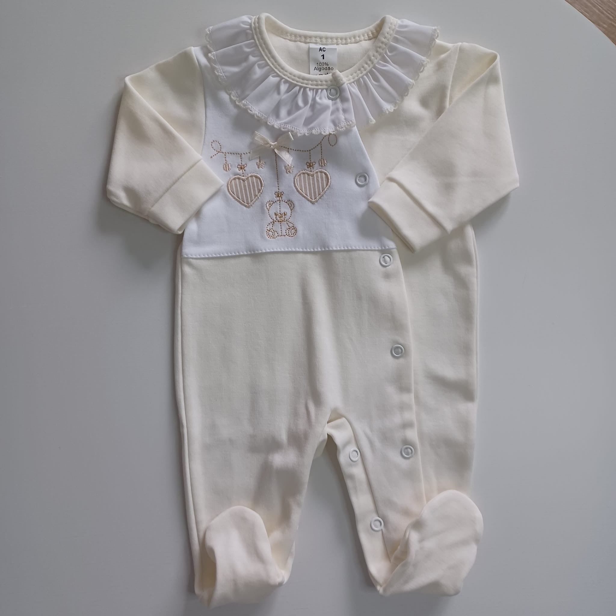 Babygrows - coleção urso, estrela