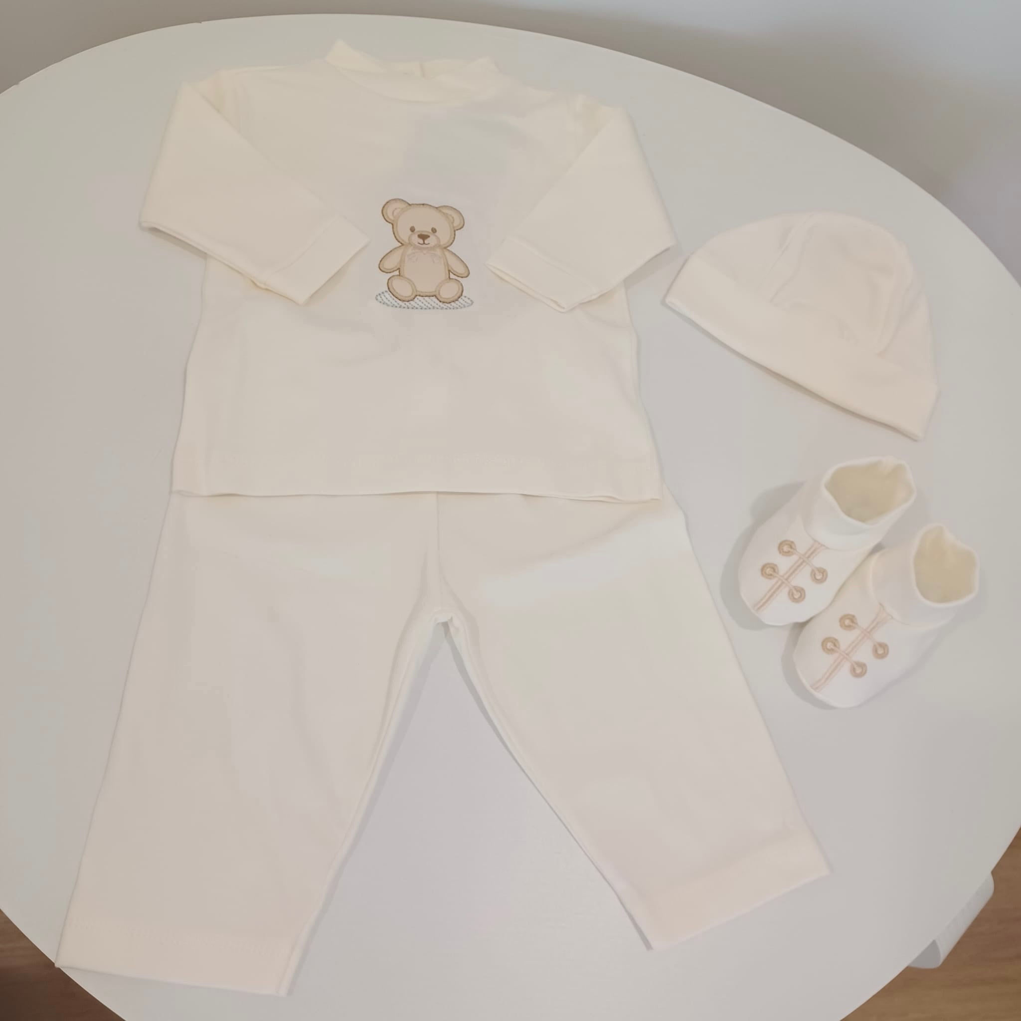 Conjunto de 4 peças do ursinho