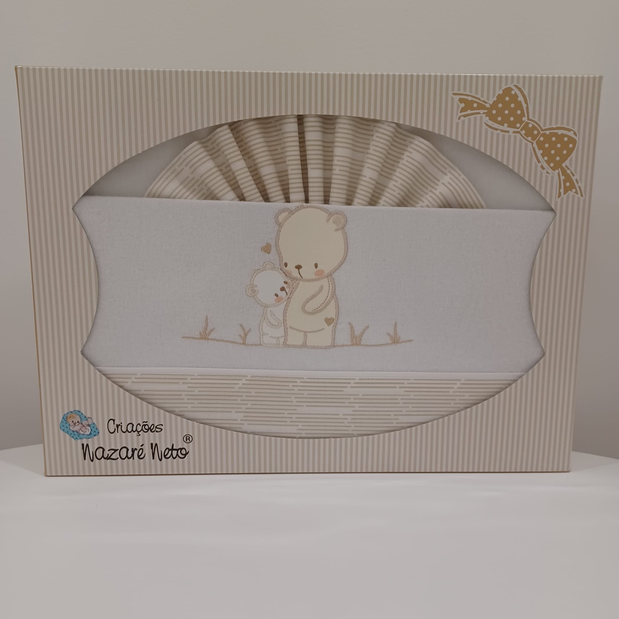 Lençóis de flanela da mamã urso para berço
