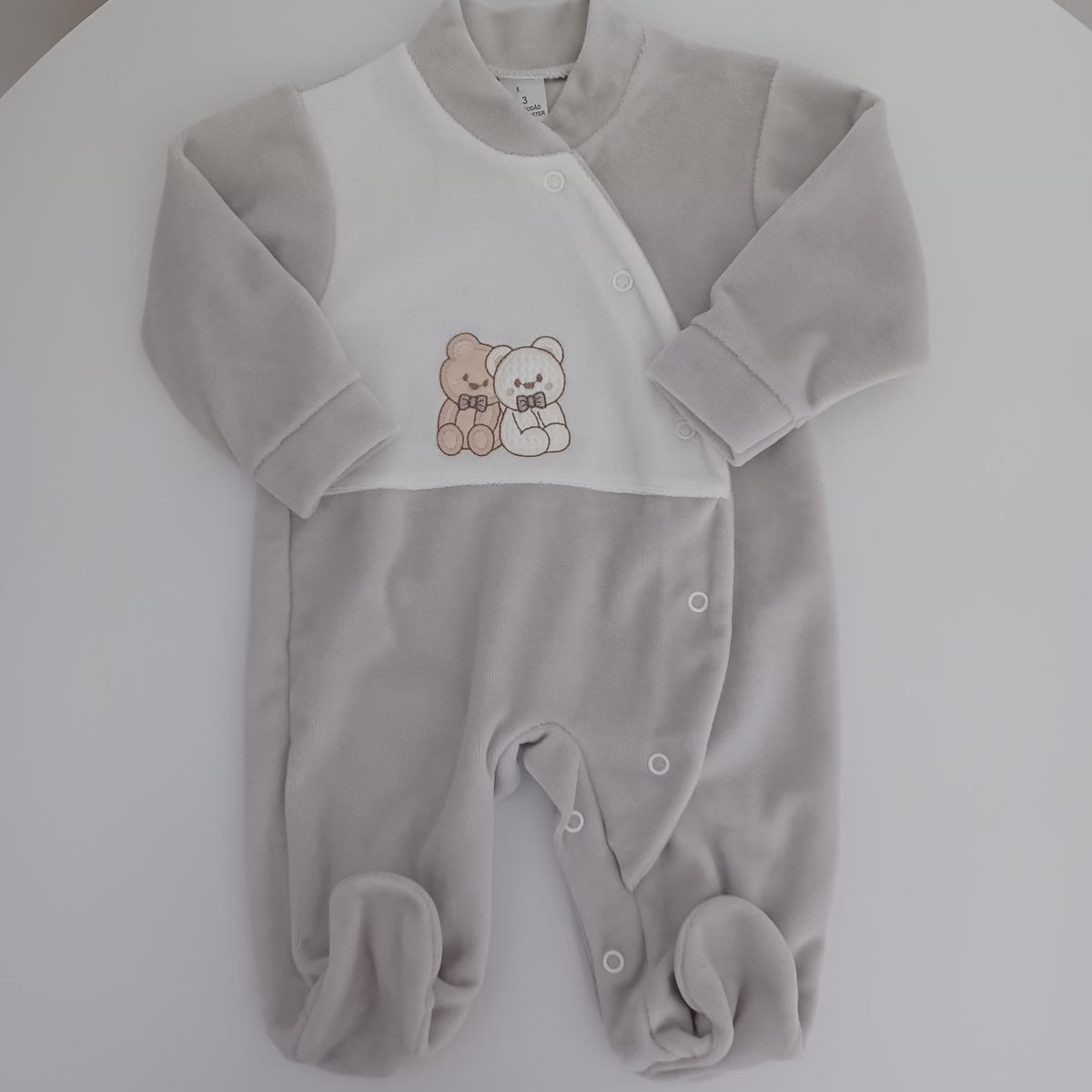 Babygrow dos ursos do lacinho