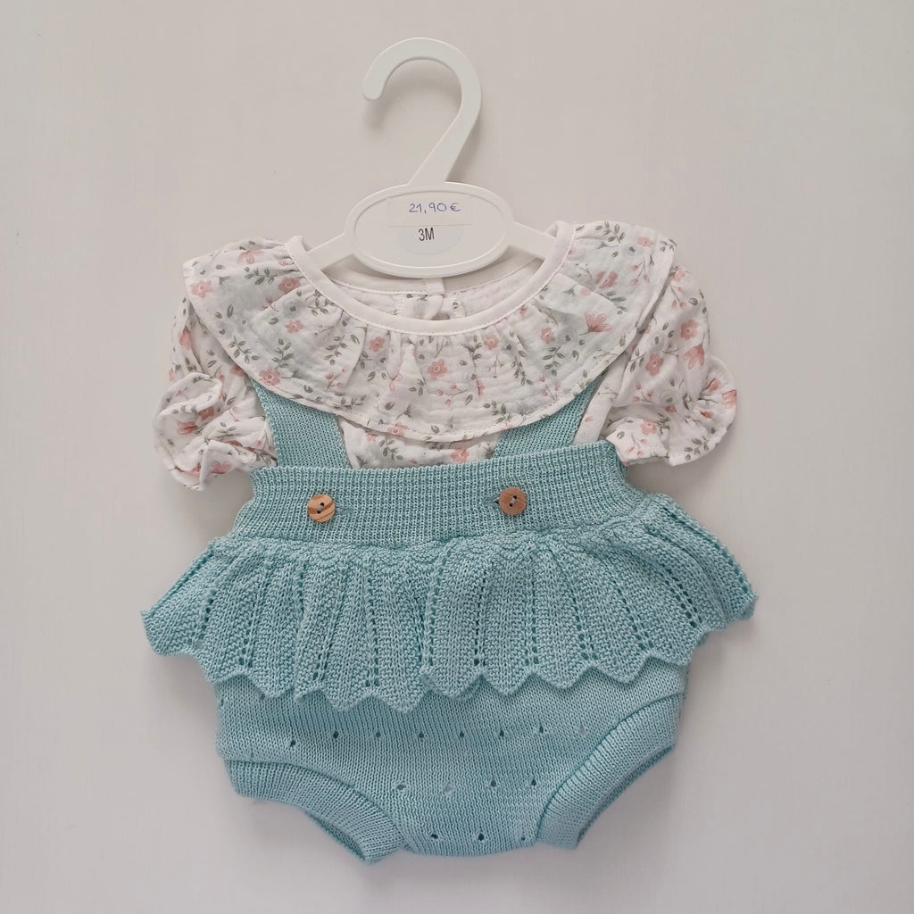 Conjunto de fofo florido