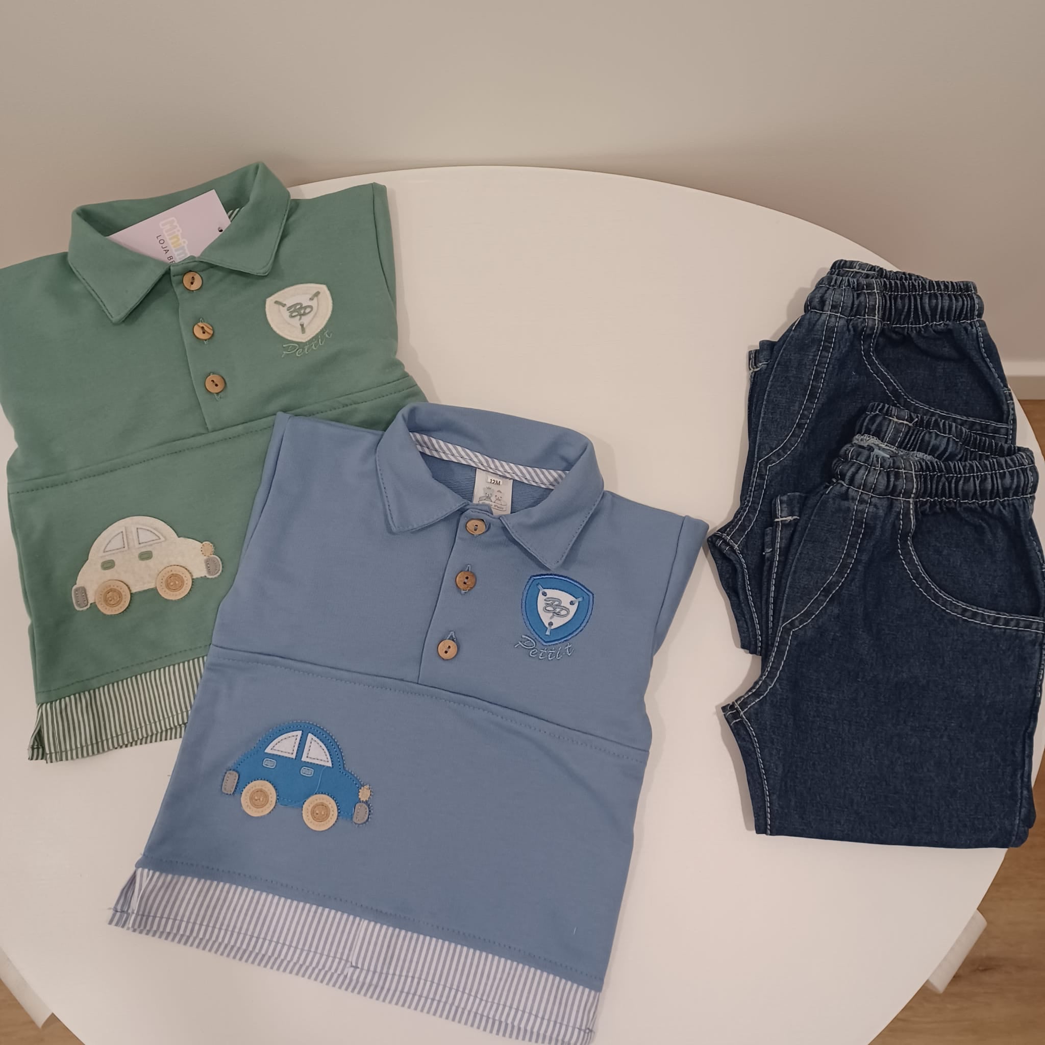 Conjunto do carrinho