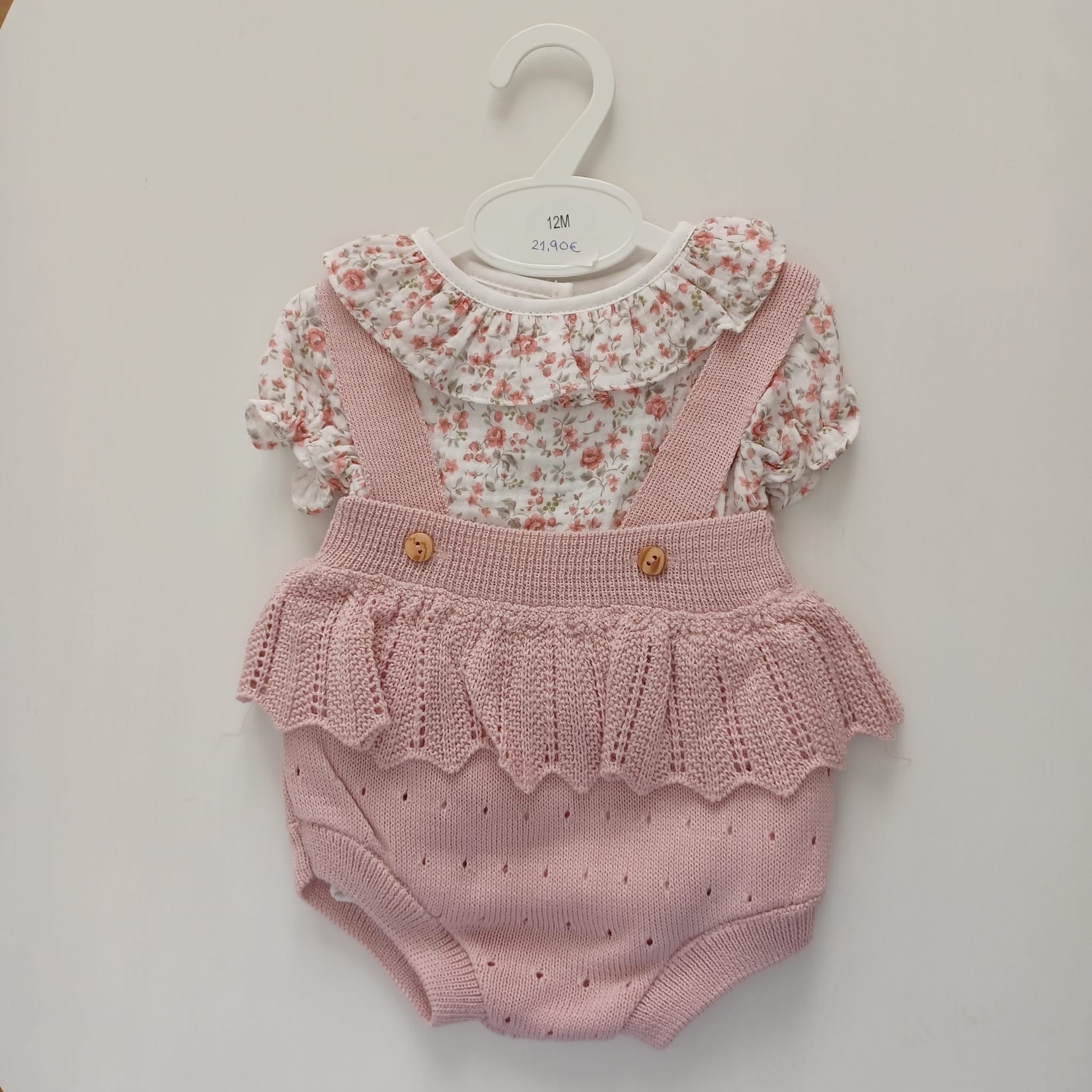 Conjunto de fofo florido