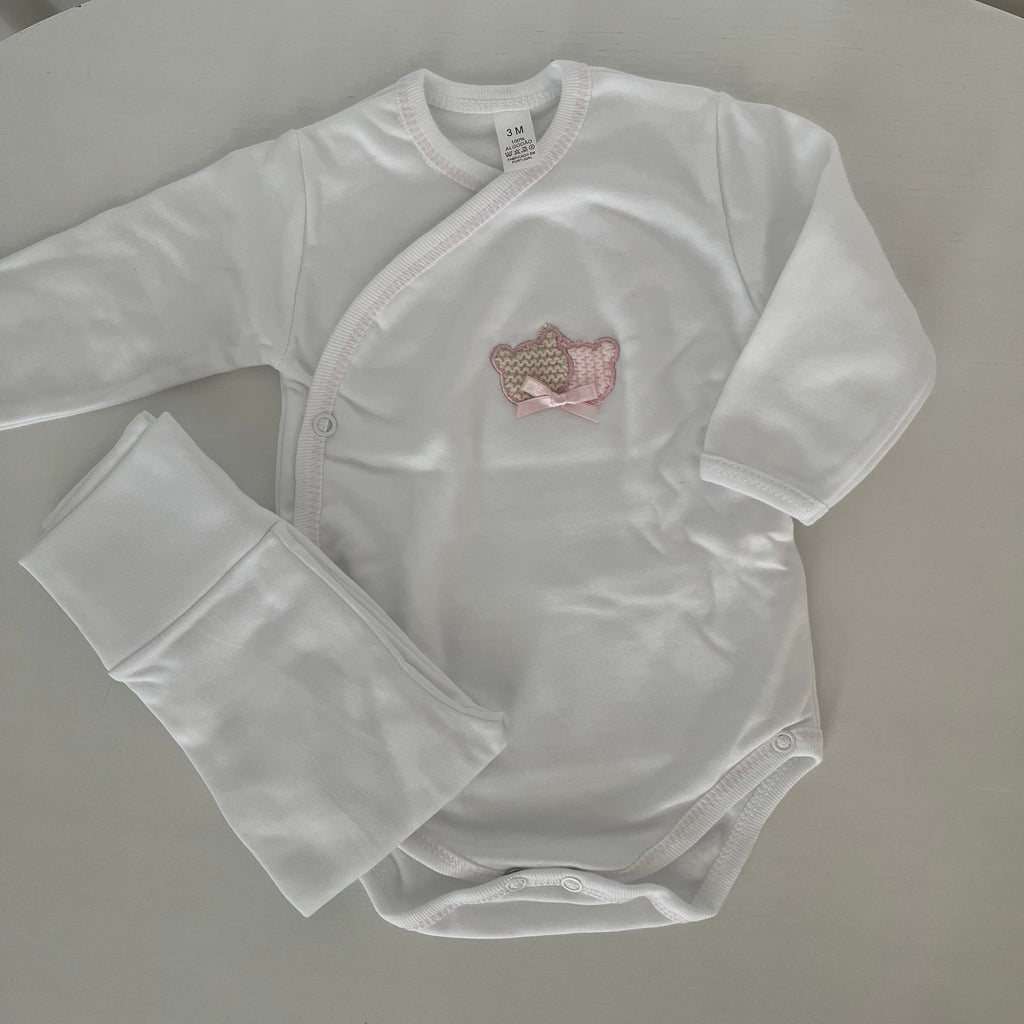 Conjunto Body e calças interiores cardadas