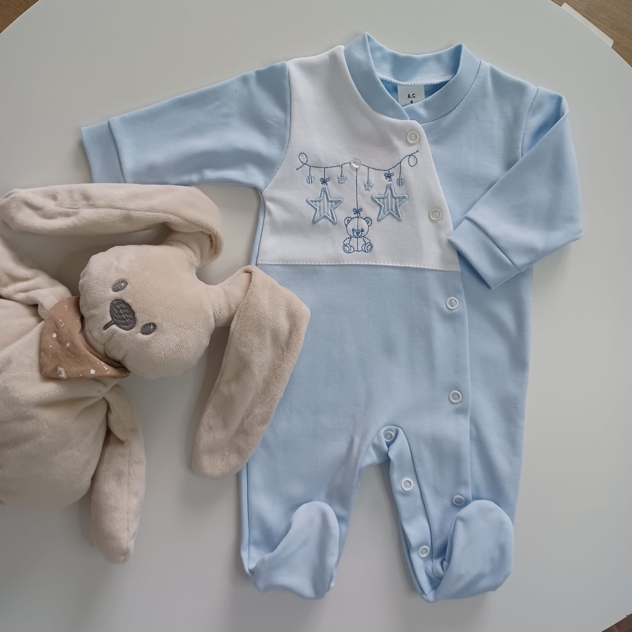 Babygrows - coleção urso, estrela
