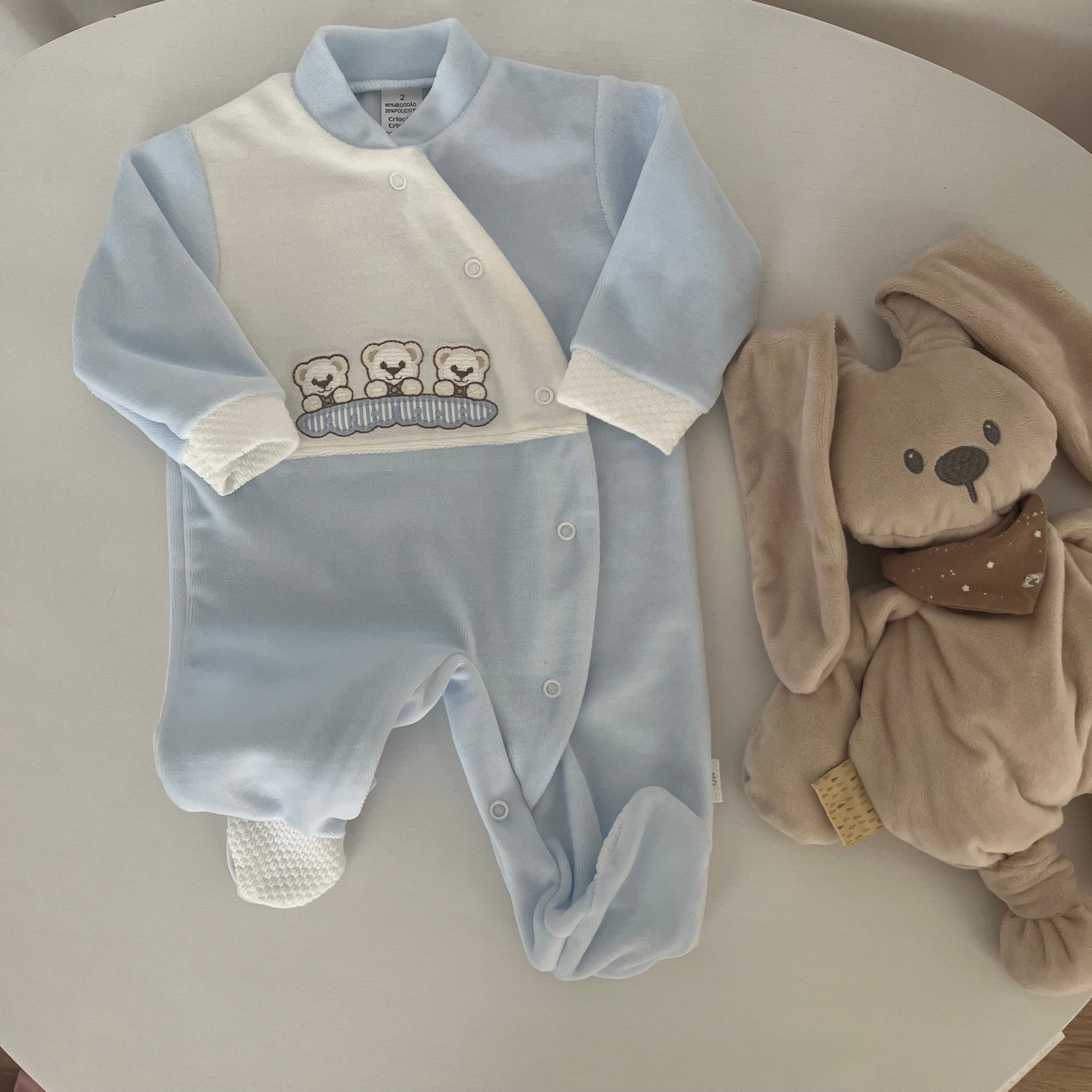 Babygrow - coleção 3 ursinhos